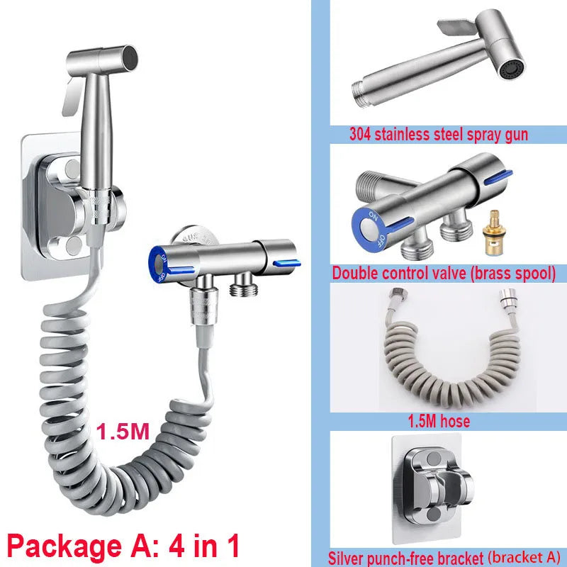 Ensemble de lavage pour femmes, bidet, douche, toilettes, douche, WC, pénétration de lavement, pistolet de pulvérisation de toilette anale, articles de salle de bains, accessoires pulvérisateur
