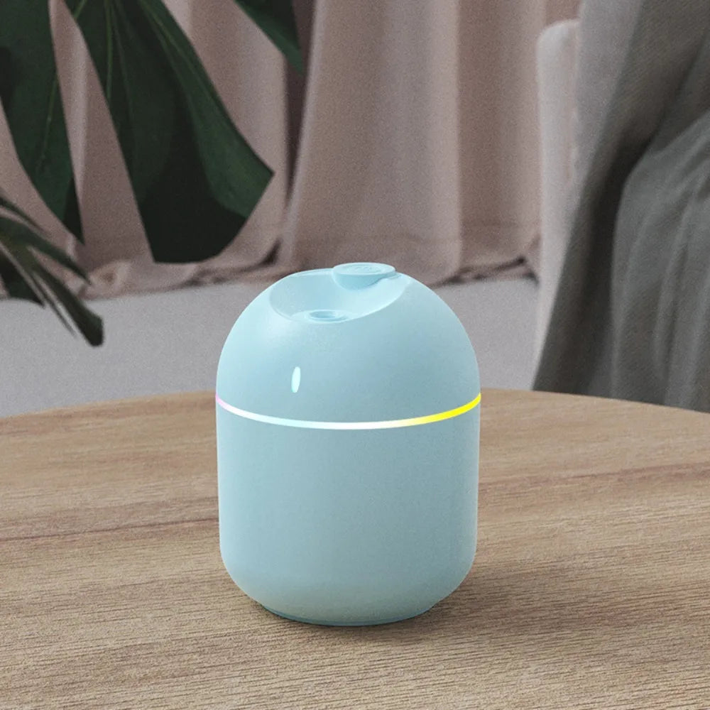Humidificateur d'Air 270ML USB - Diffuseur Arôme Brume Fraîche LED
