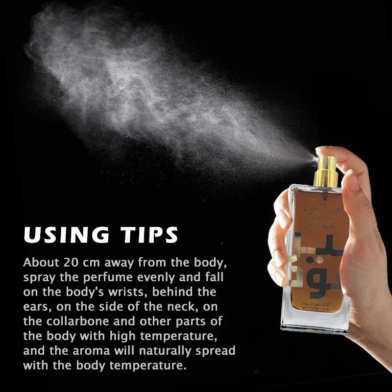 Parfum Arabe Homme 100ml - Cologne Dubaï Haute Qualité Longue Durée