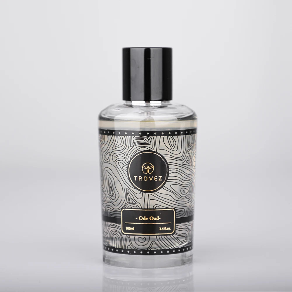 TROVEZ Ode Oud 100ml - Parfum Boisé Oriental Unisexe Longue Durée