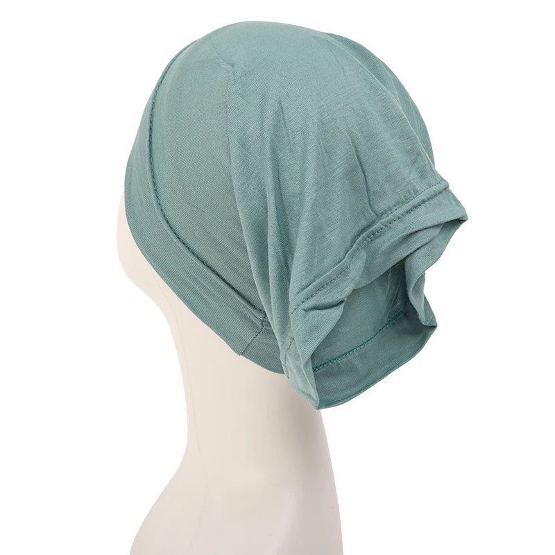 Hijab Casquettes Modal Coton - Sous-Écharpe Turban Islamique Femmes