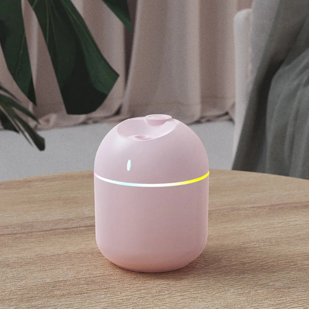 Humidificateur d'Air 270ML USB - Diffuseur Arôme Brume Fraîche LED