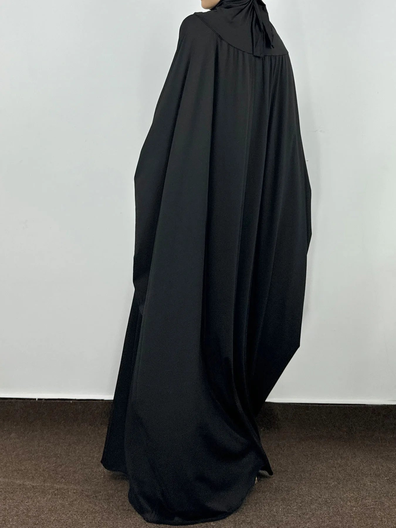 Abaya islamique modeste Ramadan robe musulmane Abayas à capuche à manches longues une pièce prière Hijab robe femmes Jilbabs caftans turcs