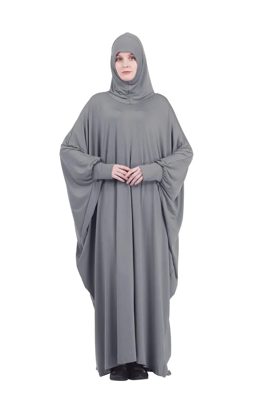 Khimar Prière Musulmane Longue Robe - Vêtement Islamique à Capuche