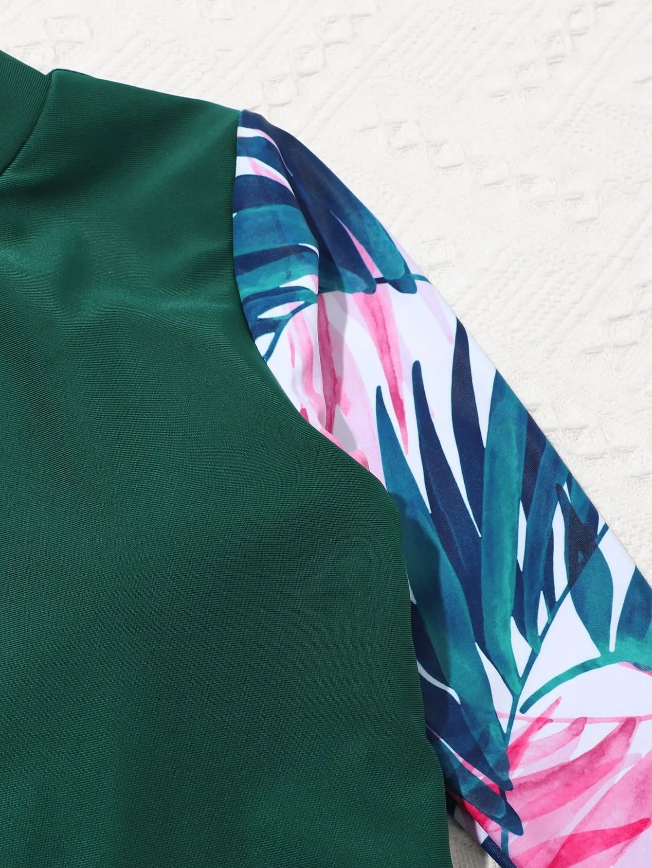 Burkini Enfant Fille Islamique - Maillot de Bain Modeste Manches Longues