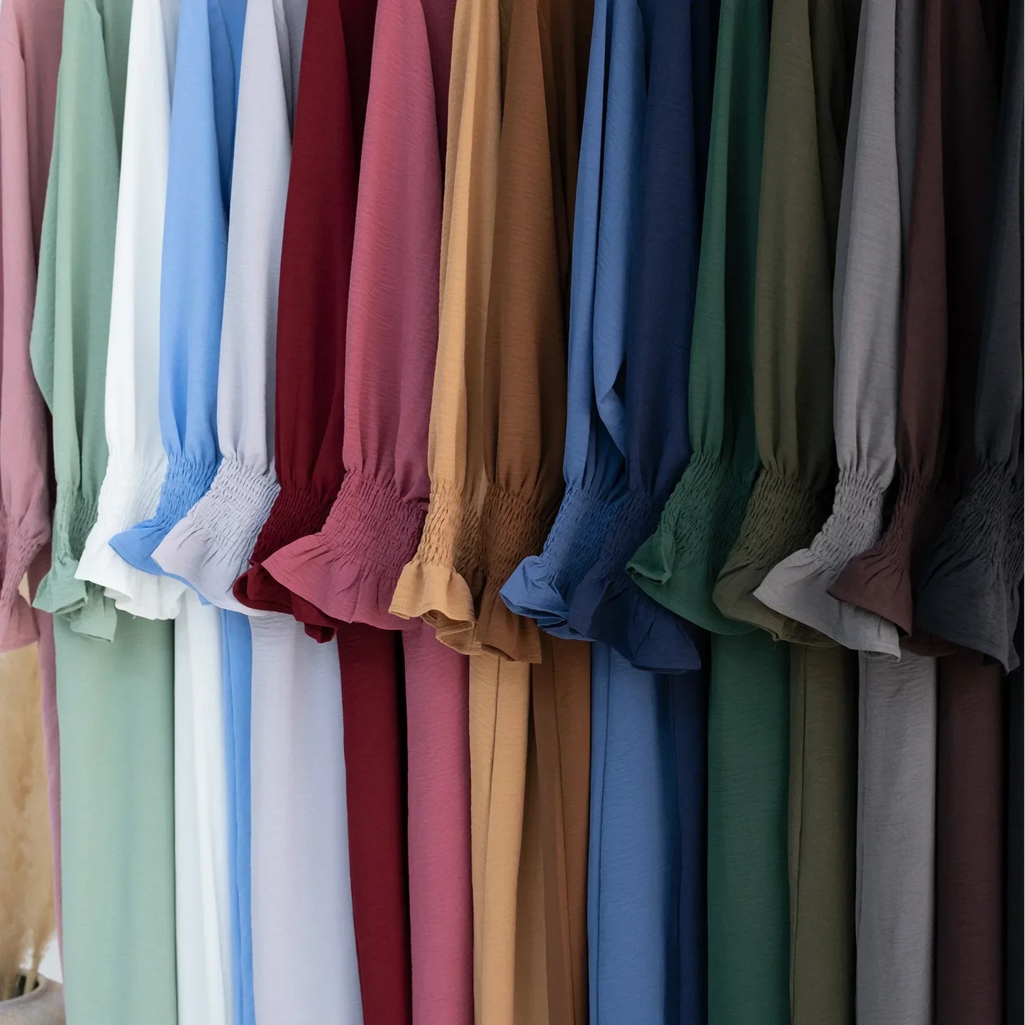 Abaya Robe Longue Style Pansement - Vêtement Musulman Simple Dubaï