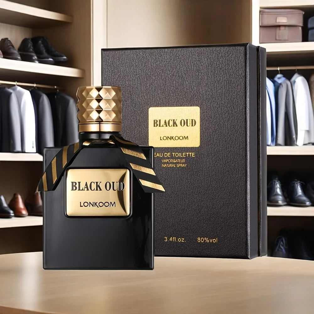 Parfum Oud Noir 100ml Homme - Eau de Toilette Luxe Boisé Mystérieux