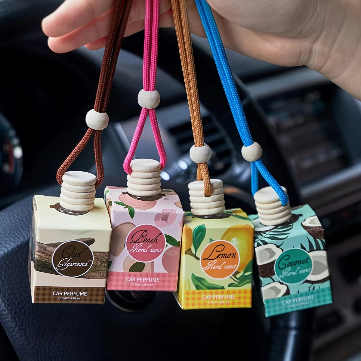 Désodorisant Voiture Longue Durée - Parfum Multi-Espaces Aromathérapie