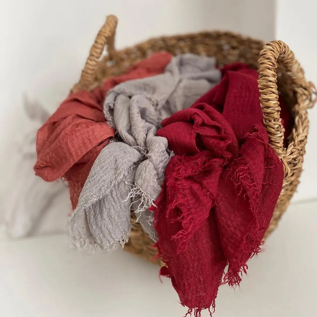 Foulard Hijab Coton Froissé - Bandana Turban Musulman Africain