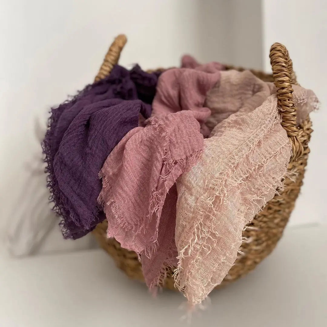 Foulard Hijab Coton Froissé - Bandana Turban Musulman Africain