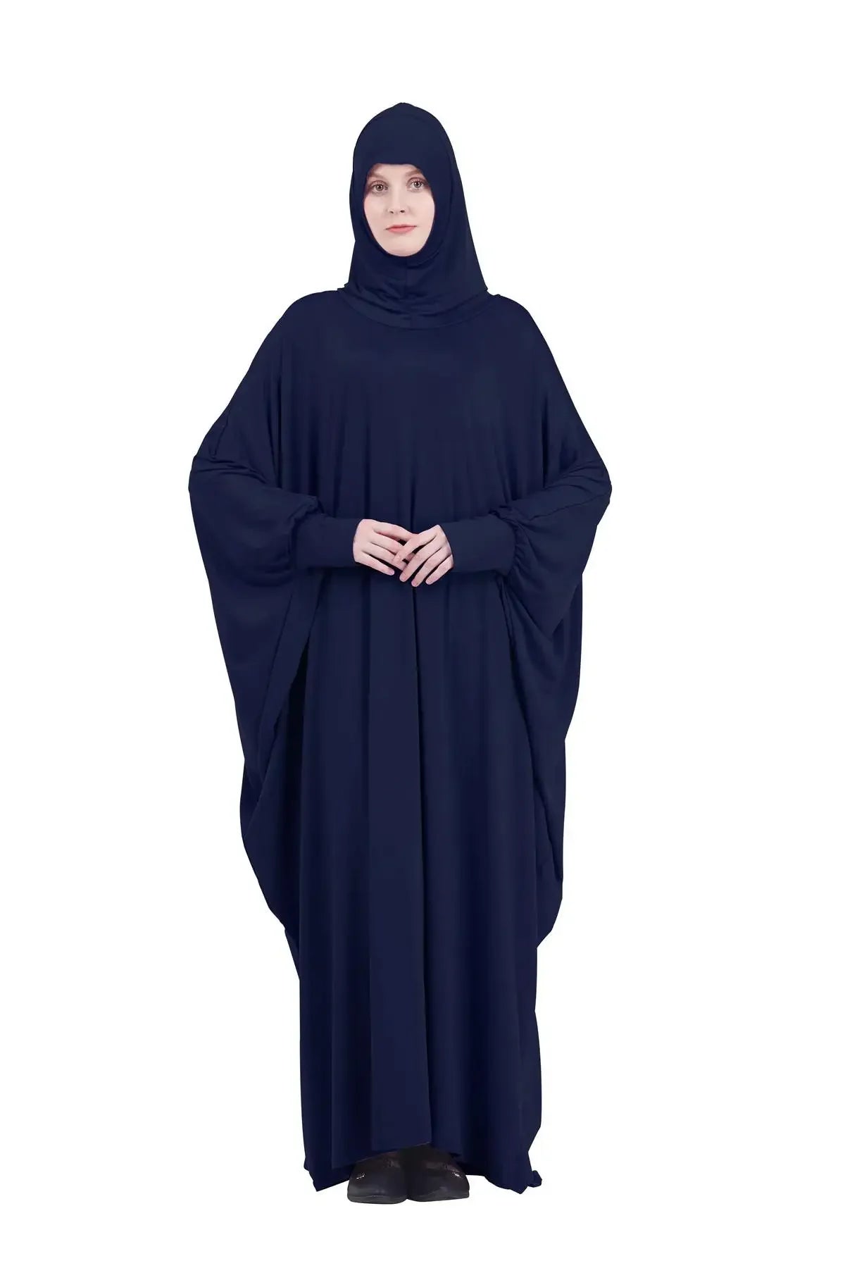 Khimar Prière Musulmane Longue Robe - Vêtement Islamique à Capuche