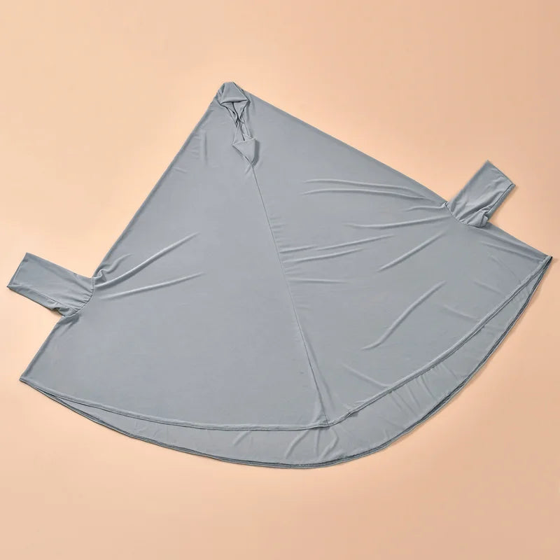 Abayas Musulmanes Manches Longues - Châle Long Couverture Complète Coton