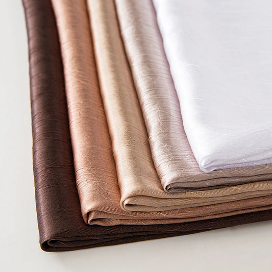 Hijab Satin Soie Lisse - Long Châle Musulman Couleur Unie Anti-Rides