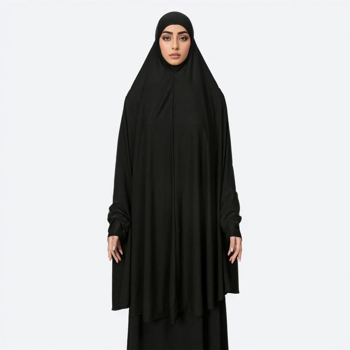 Abayas Musulmanes Manches Longues - Châle Long Couverture Complète Coton