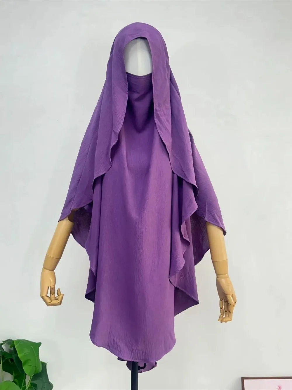 Khimar Hijab Islamique Eid - Foulard Musulman Ramadan 2025 Dubaï