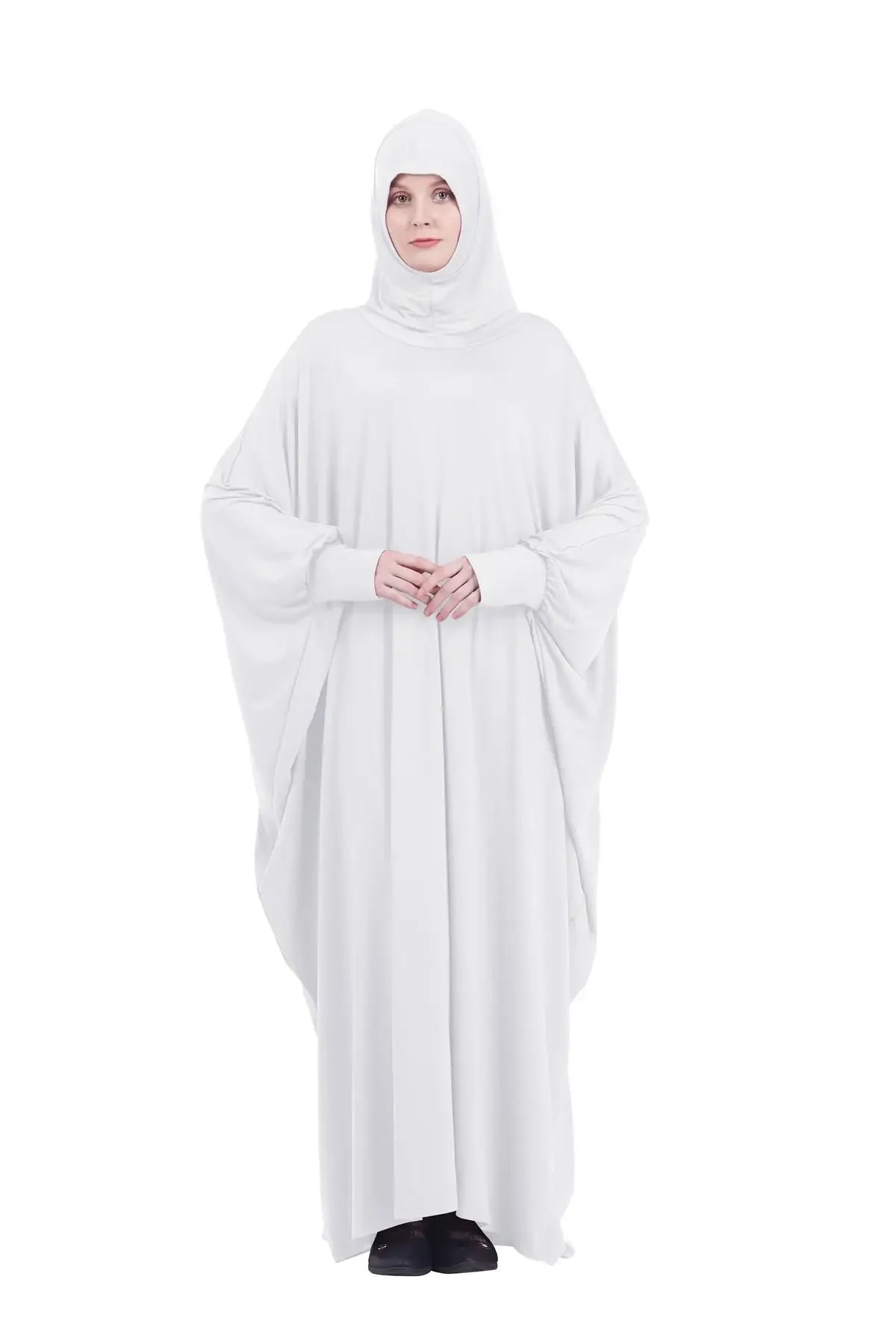 Khimar Prière Musulmane Longue Robe - Vêtement Islamique à Capuche