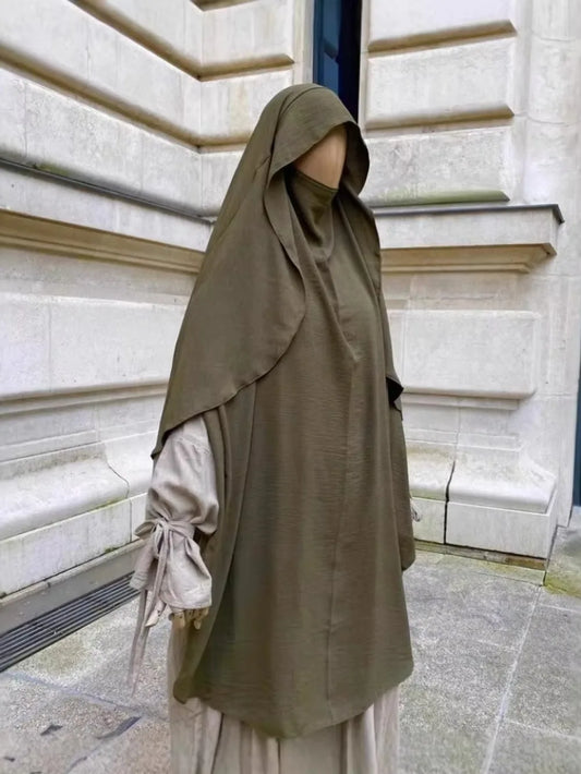 Khimar Hijab Islamique Eid - Foulard Musulman Ramadan 2025 Dubaï