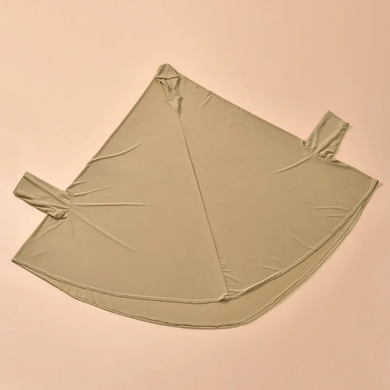 Abayas Musulmanes Manches Longues - Châle Long Couverture Complète Coton