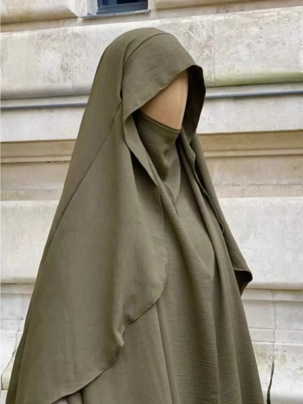 Khimar Hijab Islamique Eid - Foulard Musulman Ramadan 2025 Dubaï