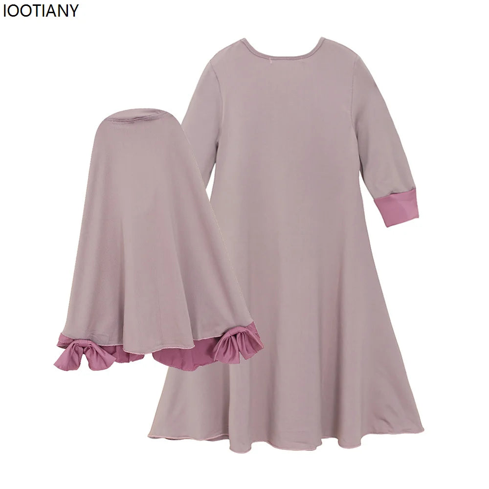 Vêtements de Prière Enfant Fille - Ensemble Burkha Ramadan 2025