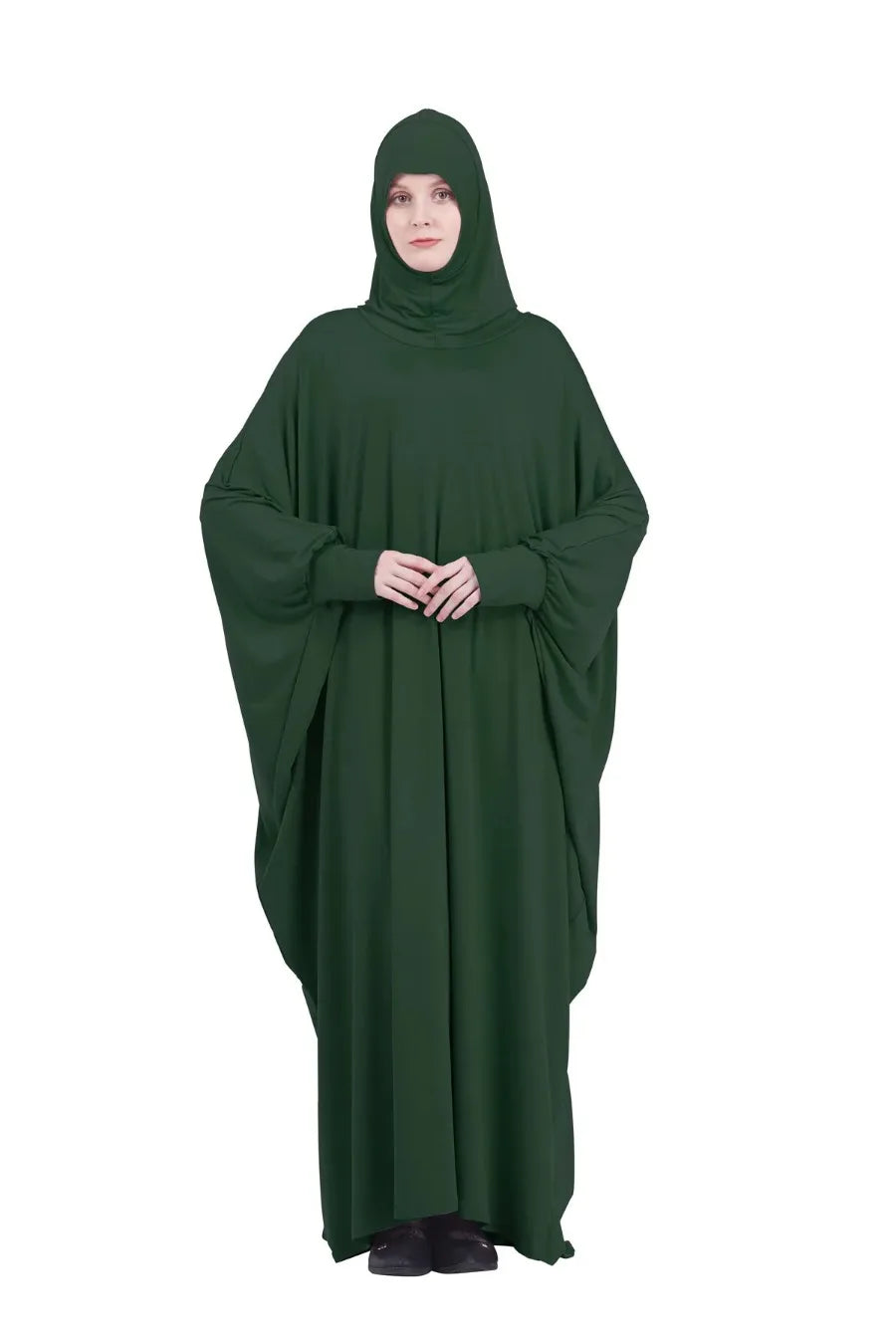 Khimar Prière Musulmane Longue Robe - Vêtement Islamique à Capuche