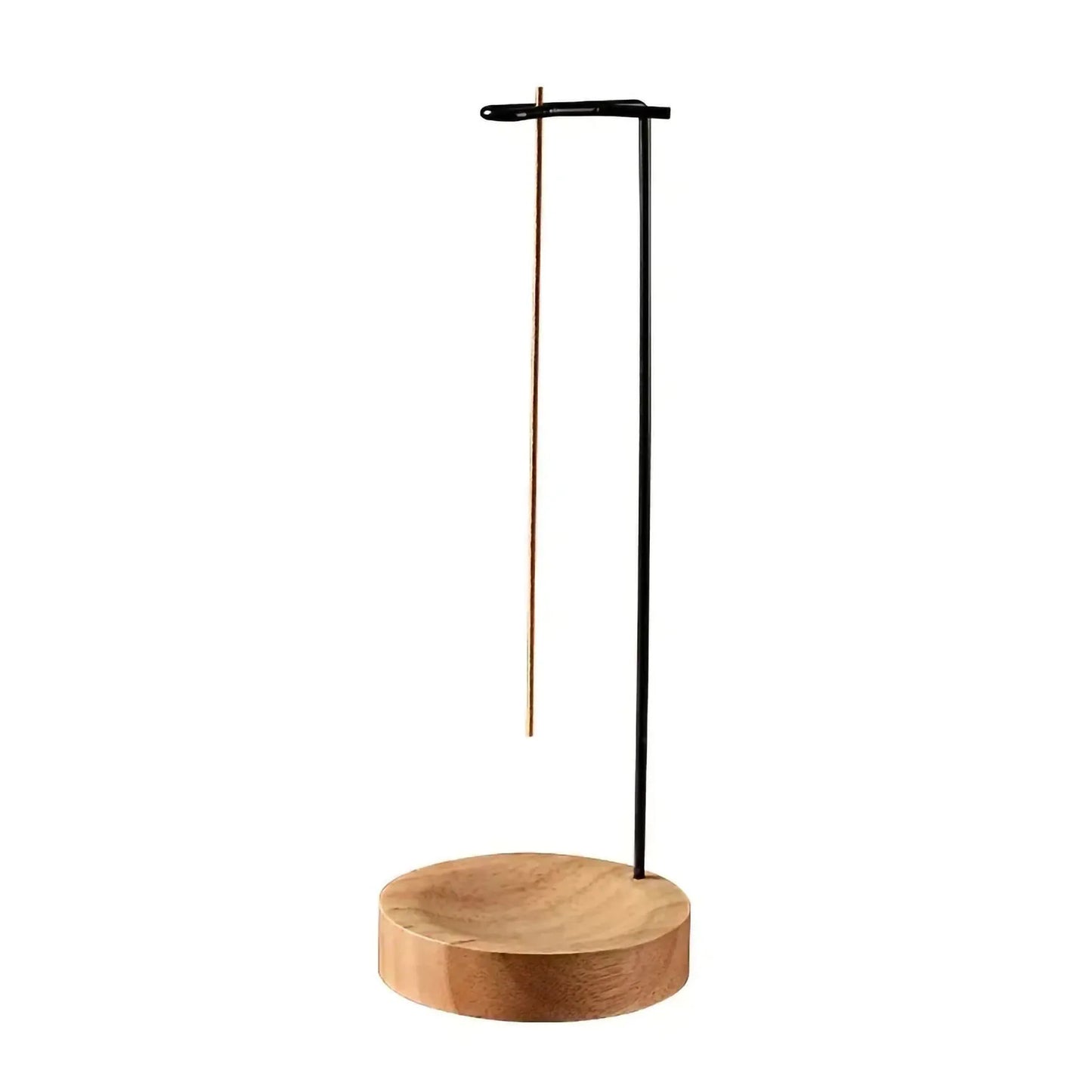 Brûleur d'Encens Bois Rond - Porte-Bâtons Plateau Ornement Chambre